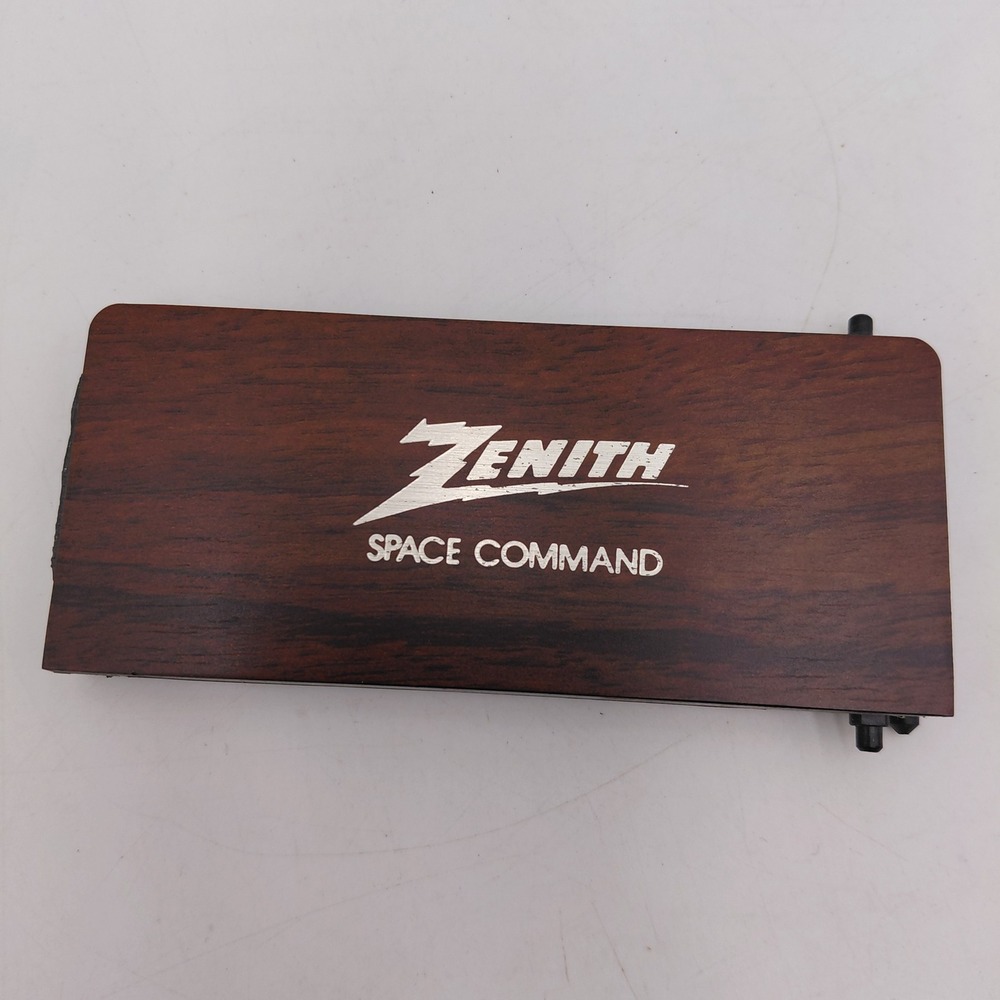 Vtg Zenith Space Command TV Control Panel Door Wood Grain Replacement SS1913W